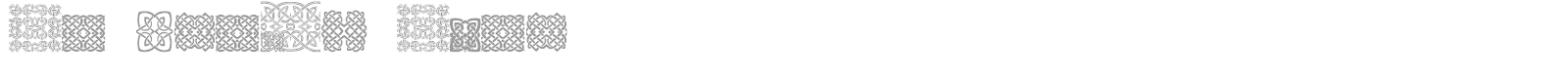 Sl Celtic Style font preview